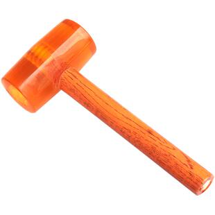 斗牛士透明橡胶锤弹力锤地板瓷砖安装锤防震橡皮牛筋锤木柄小胶锤