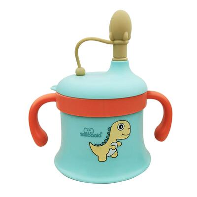 宝啦316不锈钢敞口水杯刻度杯