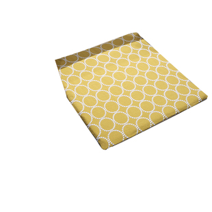 文艺复古田园风刺绣棉麻圆圈方形坐垫办公室座垫座椅垫子可拆洗