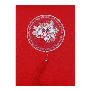 婚庆用品结婚礼金簿婚礼记账本礼薄礼单薄嘉宾登记人情收礼签到本