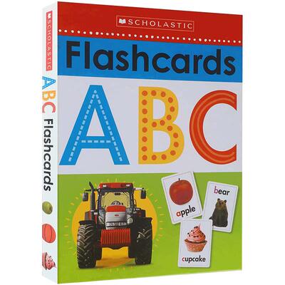 学乐启蒙认知学习字卡抽认闪卡Write and Wipe Flashcards ABC Scholastic Early Learners 低幼儿童早教益智亲子共读英文原版