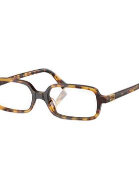 Miumiu/缪缪太阳镜玳瑁logo方框女时尚防晒遮阳墨镜眼镜0MU 11ZS