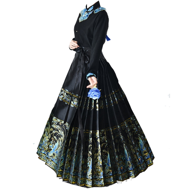 拾翠马面裙如梦霓裳明制汉服