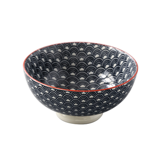 创意斗笠碗精致米饭碗和风家用粥碗沙拉碗团圆汤圆碗日式小碗单个