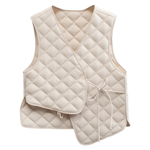 雅鹿新款女士轻薄羽绒内胆马甲防寒朦胧保暖内穿好看修身羽绒服