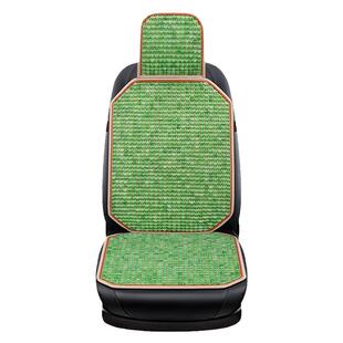 树脂玉石汽车坐垫夏季按摩凉垫通用单片靠背透气办公座椅垫三件套