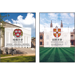 世界名校LOGO装饰画北京哈佛清华剑桥大学校徽培训班校训励志挂画