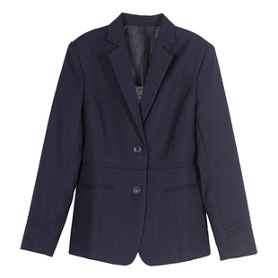 邮政工作服秋装外套西装女蓝绿银行职业西服套装工装制服裤子加绒
