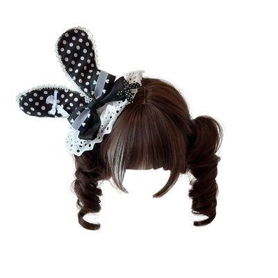 【板栗】lolita假发双马尾长卷发doll感齐刘海罗马卷假发全头套女