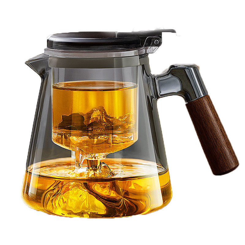 【一键茶水分离】按压泡茶壶