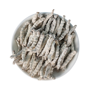 中药材正品白僵蚕白僵蚕粉白僵虫天虫姜蚕姜虫炒僵蚕500g七子白