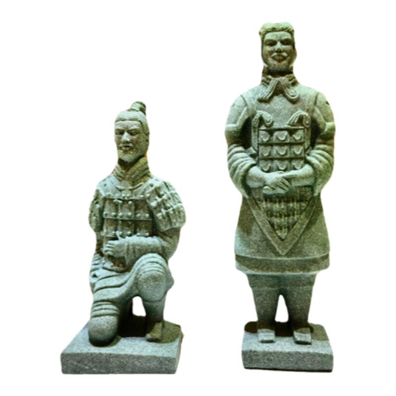 兵马俑树文创脂桌面摆件将军俑