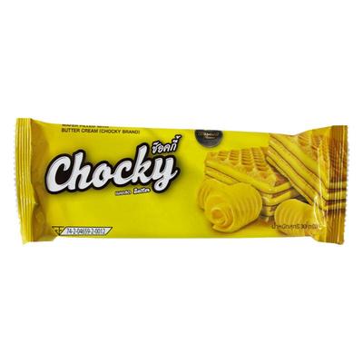 泰国进口Chocky比斯奇果屋巧客黄油味威化饼干办公休闲解馋零食品