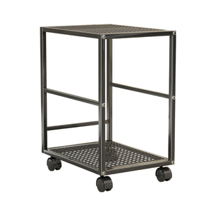 家用台式主机支撑架电竞万向轮机箱底座置物架金属双层桌下放置架