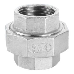 304不锈钢内丝活接头 丝扣内牙螺纹由任油拧 平面球面活接不锈钢