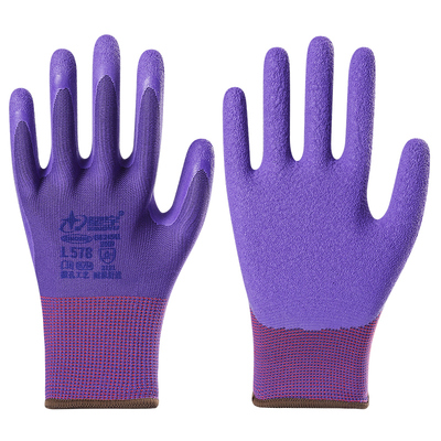 星宇防滑耐磨轻薄乳胶劳保手套