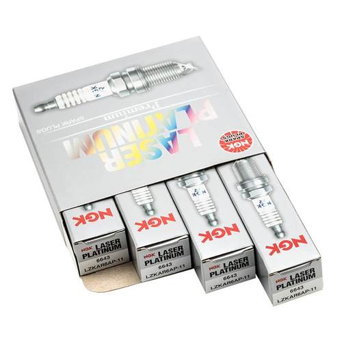 NGK铂金火花塞 LZKAR6AP-11 6643 4支装 适用于天籁骐达蓝鸟轩逸
