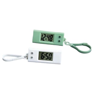 简约迷你时间表学生考试专用电子表时钟夜光表随身便携小挂表钥匙