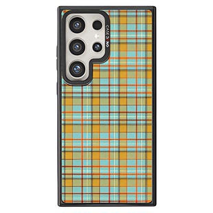 CASEBANGx艺术家PARALLEL联名格纹系列出奇手机壳磁吸背盖适用于三星Galaxy S24 Ultra/S24+/S24/S25Ultra