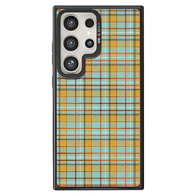 CASEBANGx艺术家PARALLEL联名格纹系列出奇手机壳磁吸背盖适用于三星Galaxy S24 Ultra/S24+/S24/S25Ultra