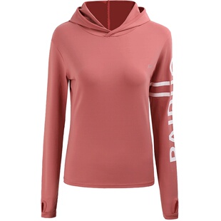 连帽健身房运动上衣女宽松速干健身服显瘦跑步卫衣网红长袖瑜伽服