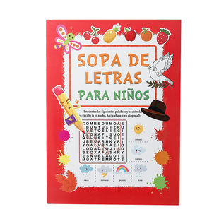 Word Search Book for Kids 英语西语单词找一找游戏书单词捉迷藏