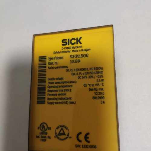 议价sick德国原装进口FX3-CPU130002，1043784，非全新