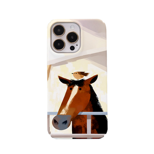 趣味马上有喜适用于苹果17promax手机壳16创意iPhone14小米15卡通12/13磨砂华为P80pro保护套防摔荣耀magic8