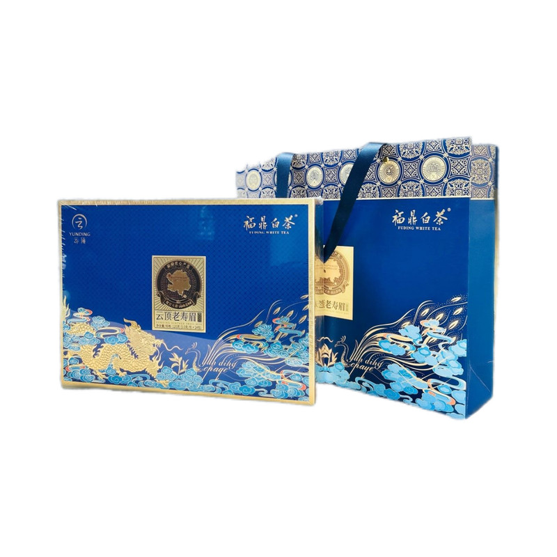 【茗茶雅礼】云顶老寿眉龙凤呈祥福鼎白茶一级老寿眉120g*2盒