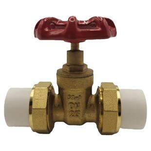 PPR双活接闸阀 PE活接阀门止水阀自来水开关 铜截止阀水管配件