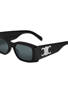 Celine墨镜太阳镜银色凯旋门logo