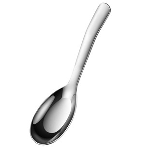 316不锈钢儿童勺子家用创意可爱小勺子汤匙调羹吃饭汤勺餐勺加深