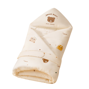 包被包单婴儿初生四季抱被表纯棉a类新生必备用品产房待产秋冬款