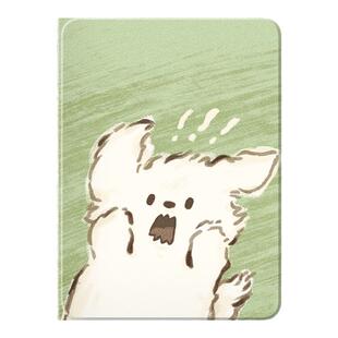 适用联想小新11平板保护套新款女拯救者y700第四代双面一体式padpro卡通可爱padplus硅胶progt外壳保护壳小狗