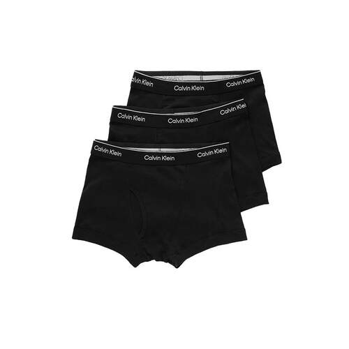 【自营】Calvin Klein/CK透气舒适字母LOGO印花平角内裤男款3条装
