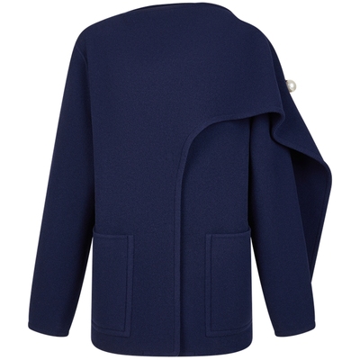 宝姿PORTSPURE女装设计感优雅毛呢外套RT9C012UWW052