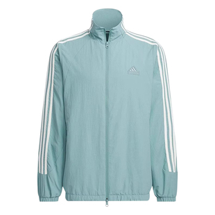 专柜正品Adidas阿迪达斯男女同款梭织外套三条纹夹克JI6648 6646