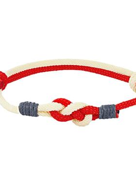 环铭原创八字同心结手绳纯手工编织闺蜜情侣手绳中国风可调节手链