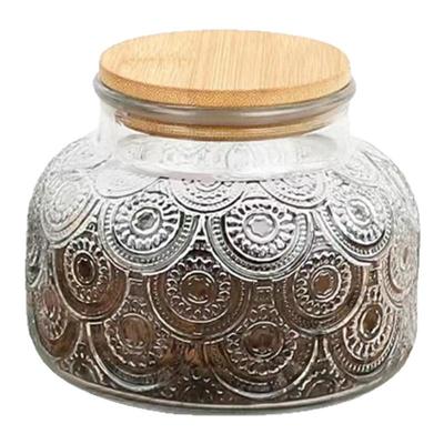 大容量储存收纳罐玻璃密封瓶锁鲜