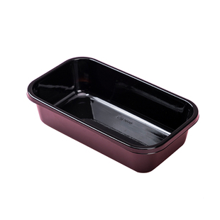 果乐多一次性水果盒子无盖鲜果切西瓜塑料打包盒黑色2010生鲜托盘