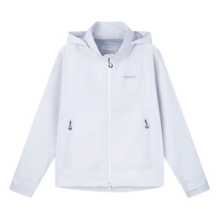 【山野系列】bossini堡狮龙2025新品户外冲锋衣男女连帽防风外套