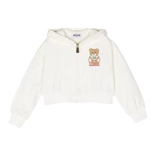 现货Moschino童装25秋冬儿童上衣卫衣绒衫外套内搭长袖圆领