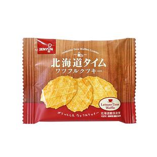 网红北海道脆华夫饼营养煎饼薄脆饼干结婚喜事喜饼零食小包装休闲