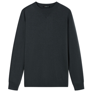 【柔软羊毛】劲霸男装秋冬新款男士针织衫圆领羊毛衫NYYE3529