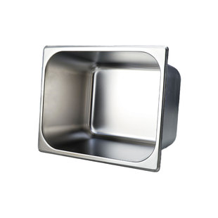 不锈钢份数盆带盖子长方形保温箱方盆商用快餐店麻辣烫摆摊选菜盘
