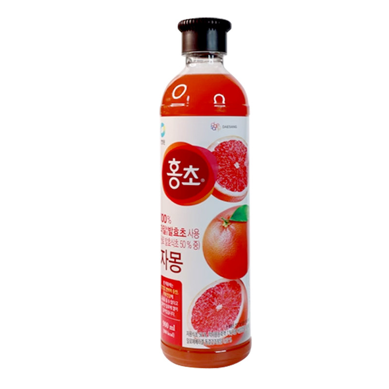 韩国进口清净园红醋900ml石醋/醋制品/果醋