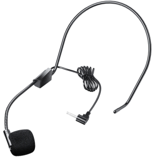 力勤小蜜蜂扩音器通用头戴式有线麦克风教师专用教学耳麦便携配件