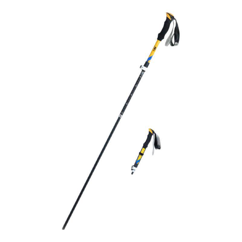 探险者登山杖手杖铝合金超轻折叠伸缩拐杖专业户外徒步装备爬山棍