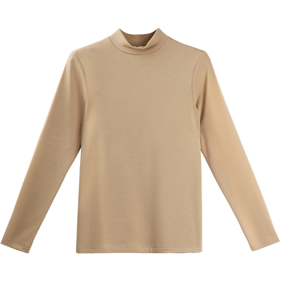 天然体女秋冬打底衫百搭保暖上衣