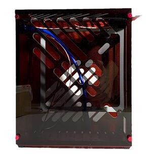 速迫M34迷你便携全铝侧透A4ITX机箱1U电源独显HTPC台式机K39 M24